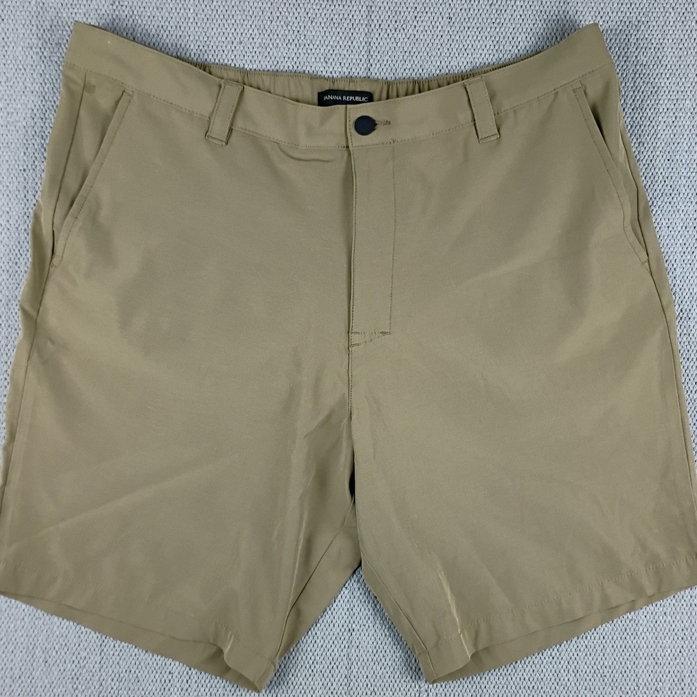 Banana Republic Performance Shorts Mens 40‎ Khaki Core Temp Golf Chino Hiking